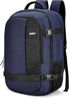 Safari 45L Expandable Overnighter Casual Hiking Travel Backpack Large size Laptop Bag for Man and Women with suitcase compartment, Ideal for Office Use, Work Trips, School, College, boys and girls