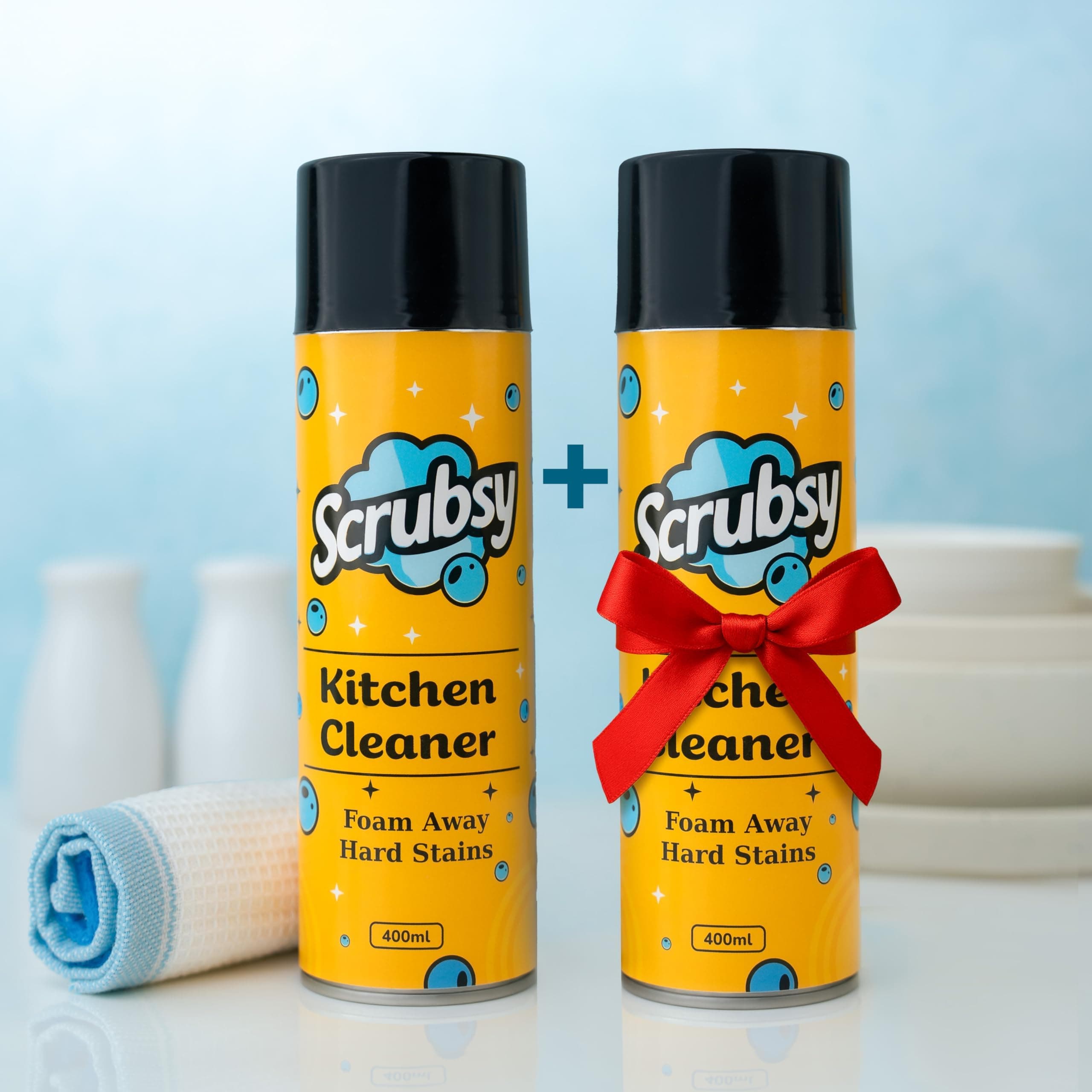 Scrubsy Kitchen Cleaning Spray, Gas Stove & Chimney Degreaser, Pack of 2