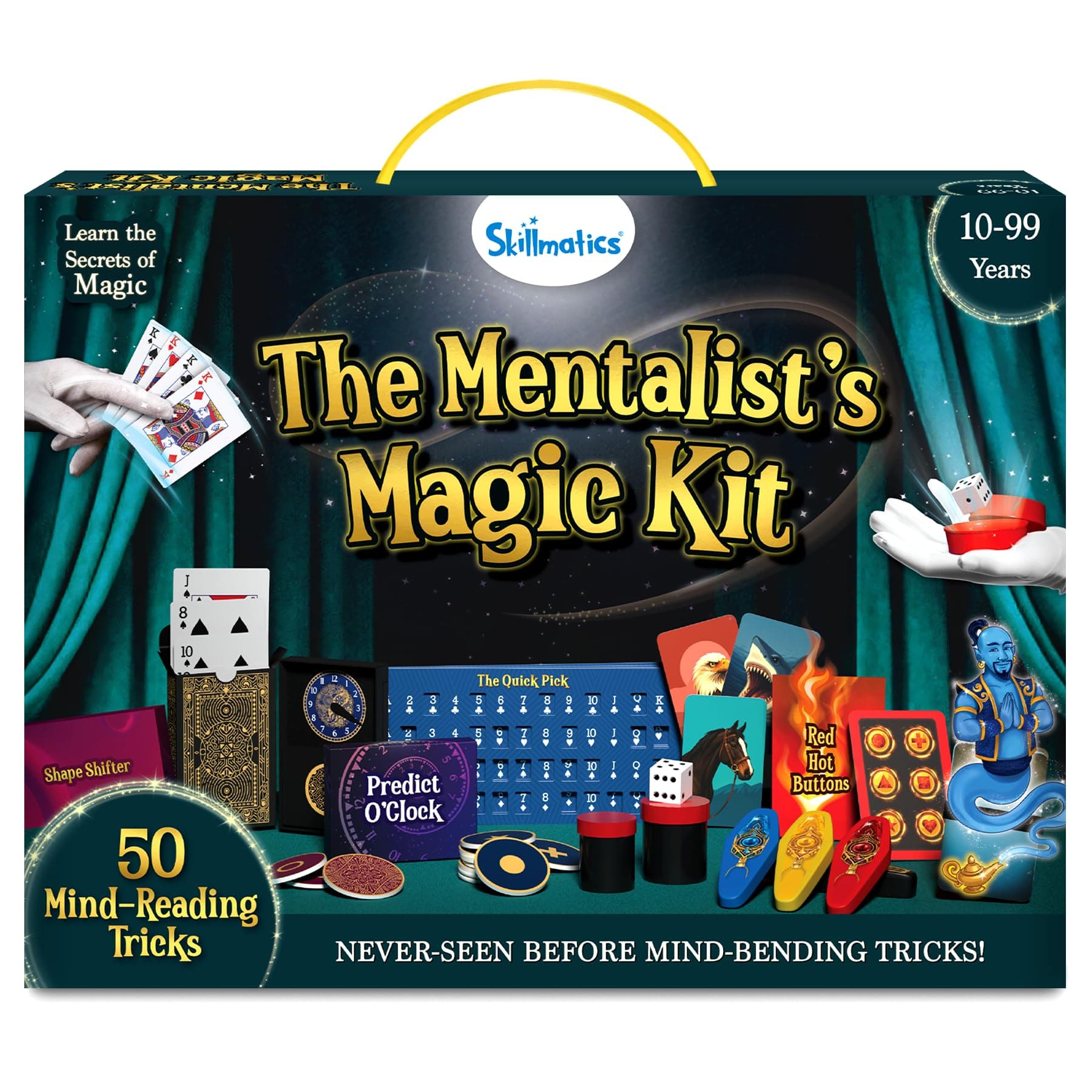 Skillmatics Mentalist Magic Kit for Kids – 50 Mentalism Tricks & Illusions