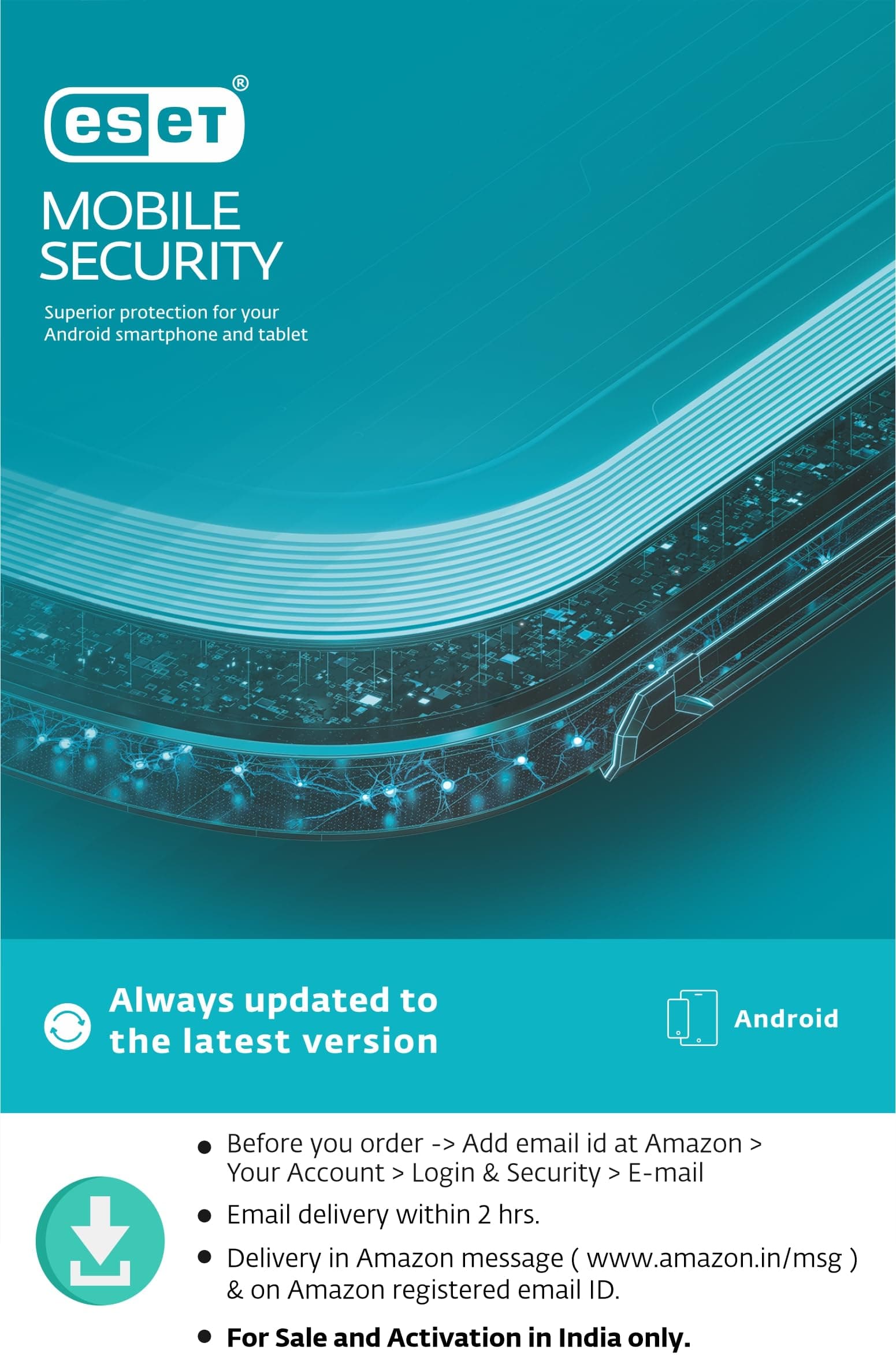 ESET Mobile Security For Android 1 Device, 1 year