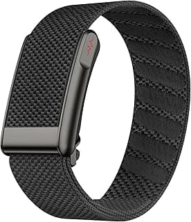 Loop Smart Fitness Band with Heart Rate, SpO2, Body Temperature, HRV Analysis, 30+ Sports Modes, Sleep and Stress Monitor, 7 Days Battery, for Subscription Free (Black)