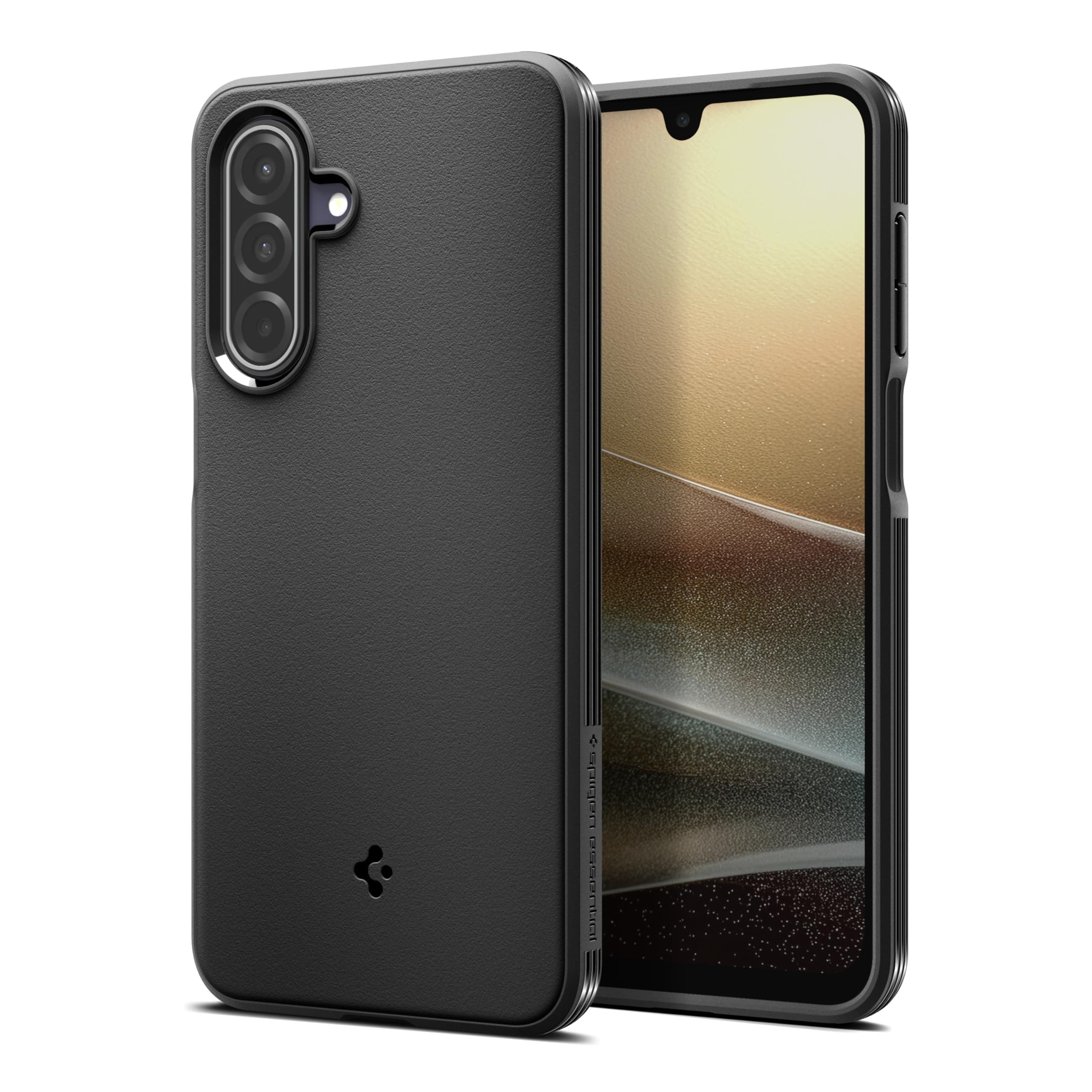Spigen Essential Sand Blast Case for Samsung Galaxy A17/M17/F17 5G, Black