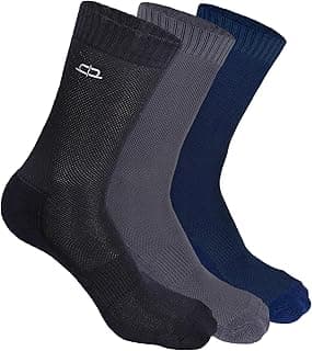 HEELIUM Bamboo Crew Socks for Men | Formal Socks, Full Length | Odour Free & Cushioned Base | 3X Softer than Regular Socks