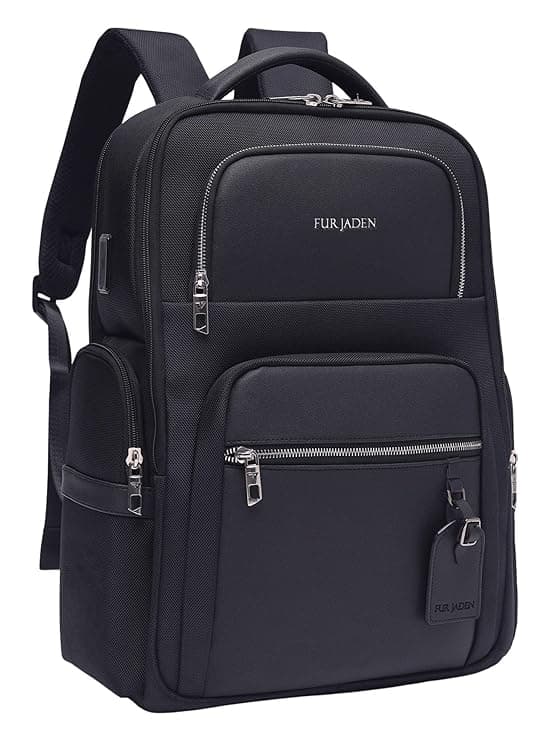 FUR JADEN Pro Series Smart Tech Anti-Theft Laptop Backpack With USB-A and USB-C Type Charging Port for Men & Women For Business Professionals & College Students