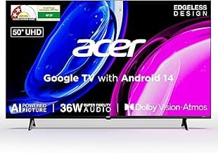 Acer 127 cm (50 inches) Ultra I Series 4K Ultra HD Smart LED Google TV AR50UDGGU2875BD
