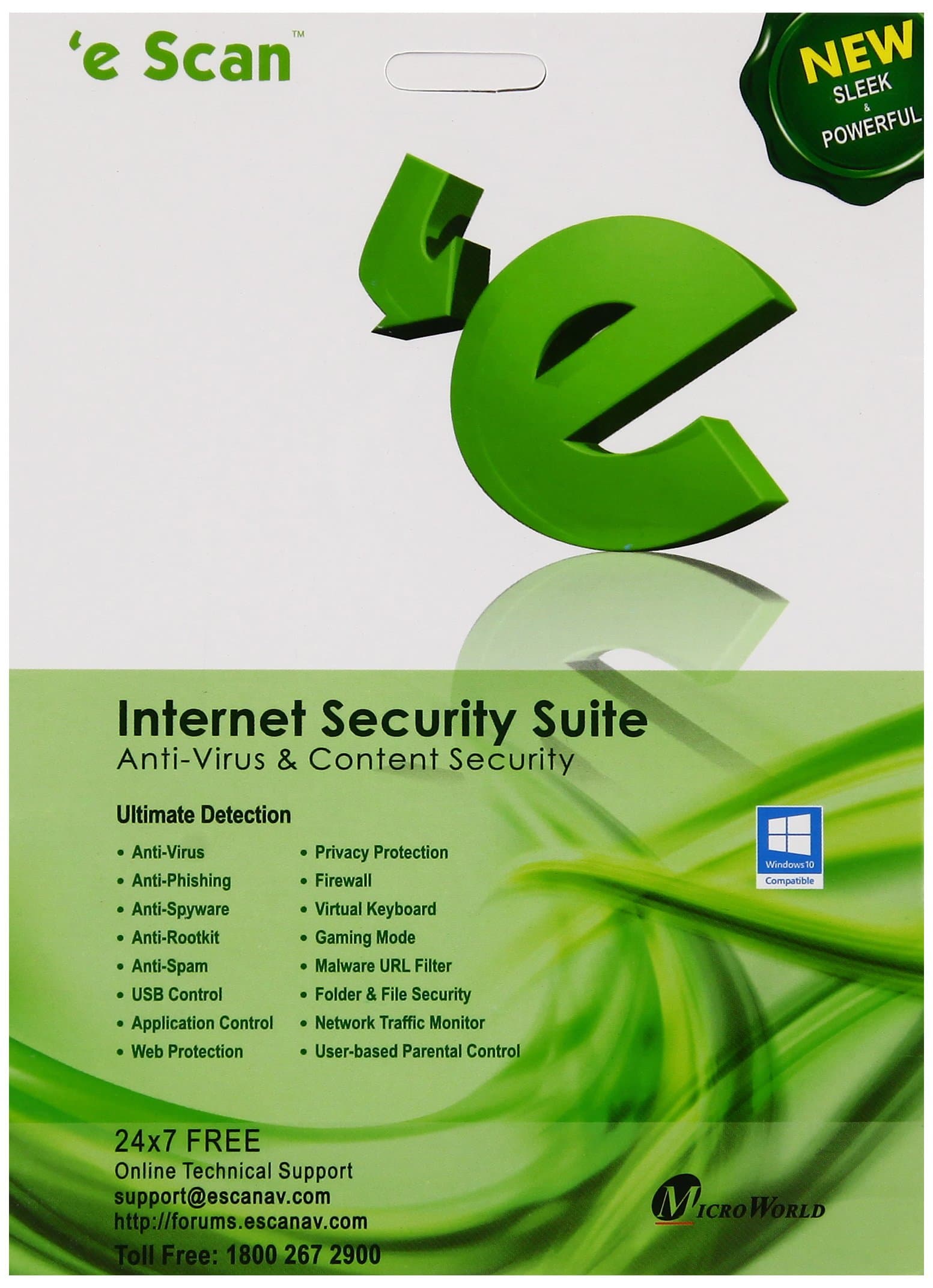 ESCANAV eScan Internet Security Suite Version 11 - 1 PC, 1 Year (CD)