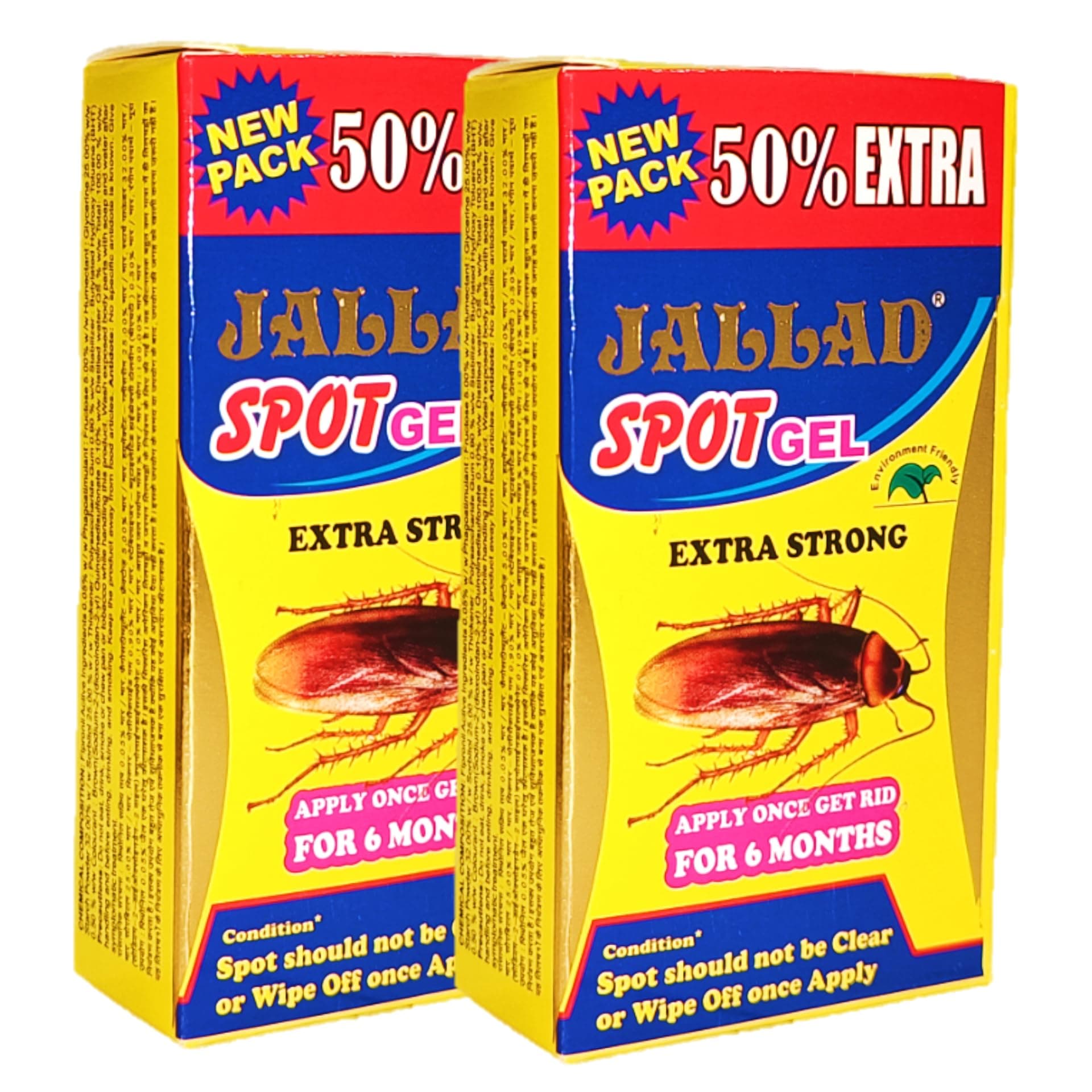 Jallad Sunshine Anti Cockroach Repellent Gel | Super Power Formula (10g Pack of 2)