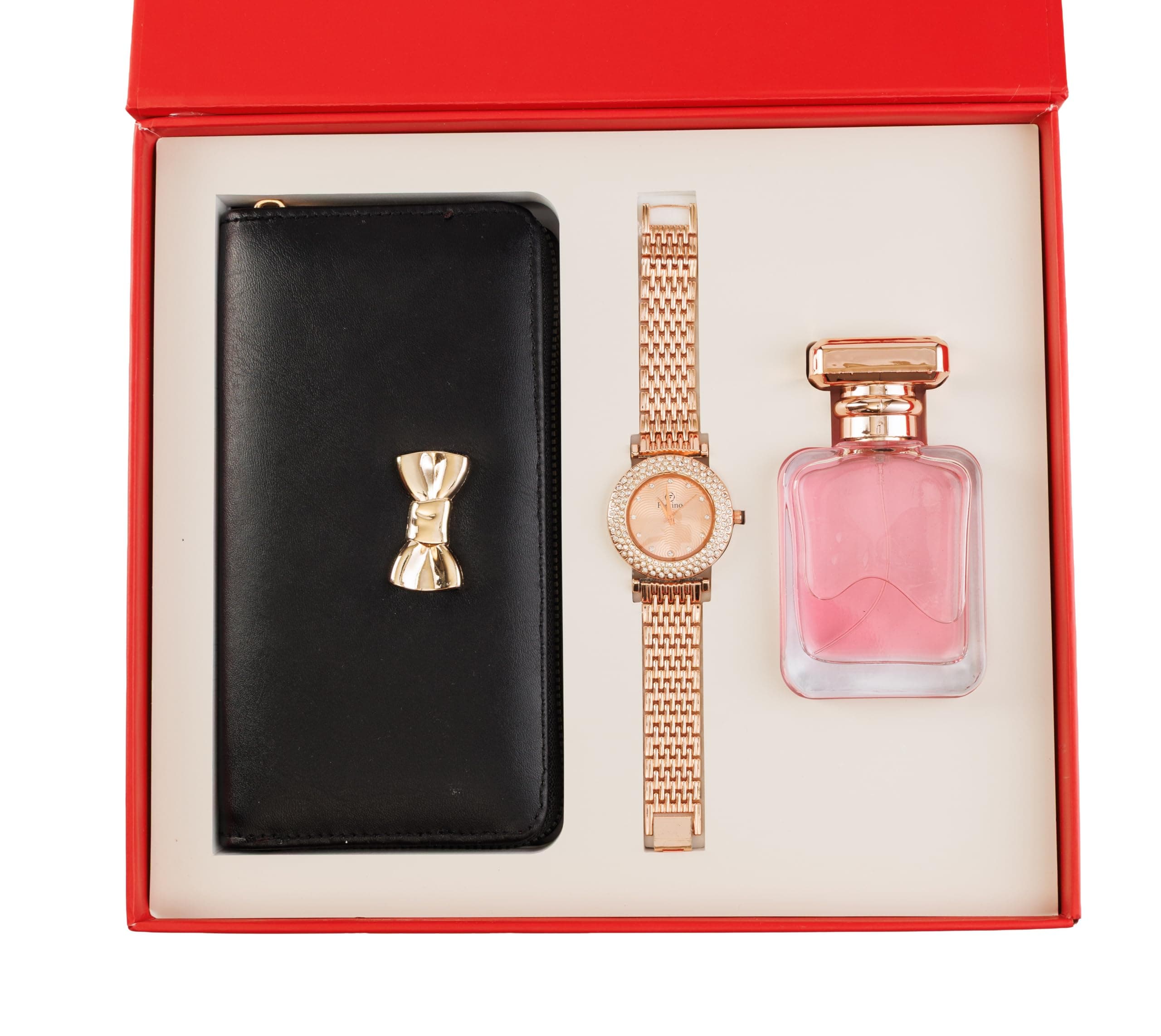 Thy Kalpavruksha Women’s hamper Gift Set Wallet, Watch, Long-Lasting Perfume | gifts for woman | birthday gifts for women | gift for Girlfriend | gift for wife |Rakhi gift for sister | rakshabandhan gifts for sister (Black)