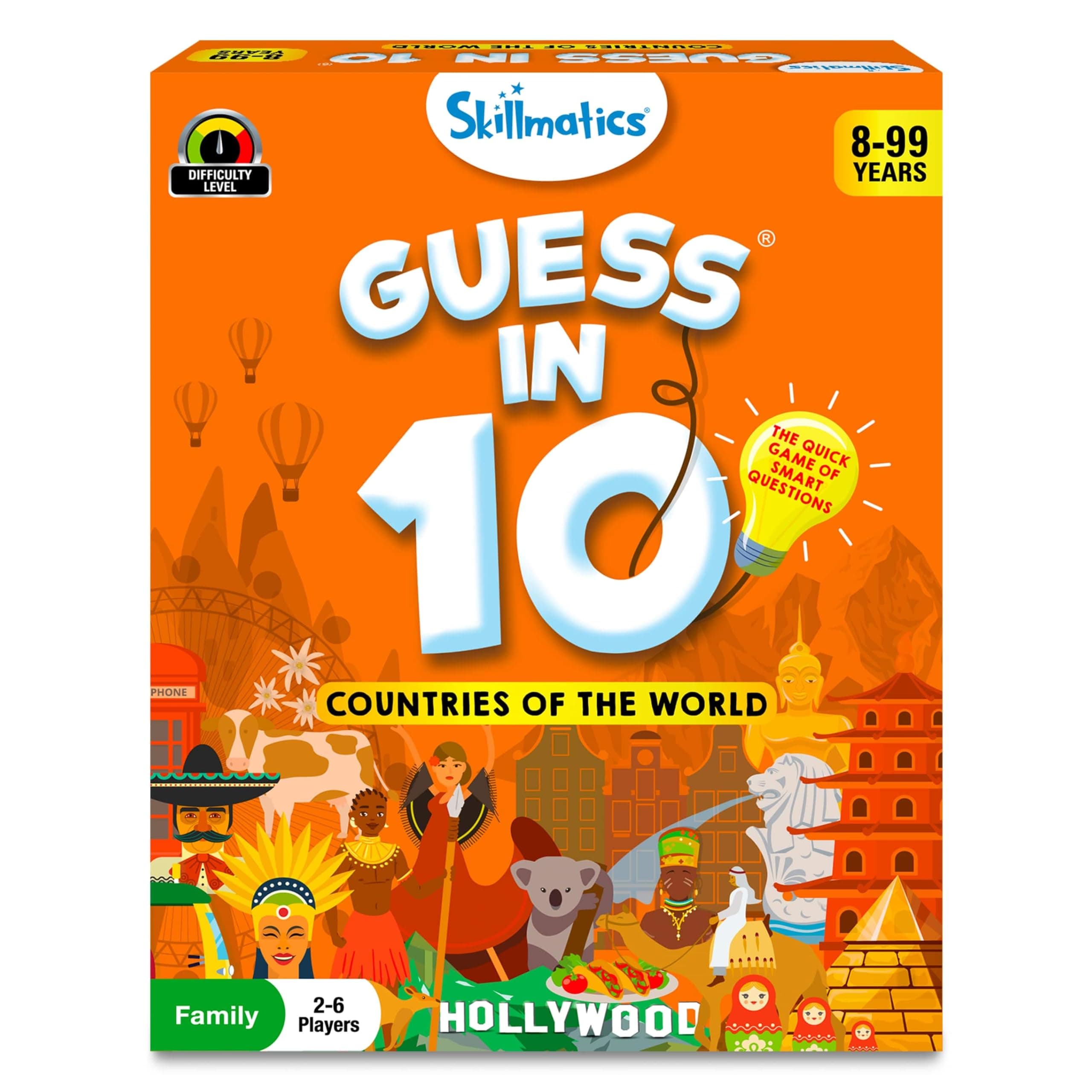 Skillmatics Guess in 10 Countries of The World –Trivia Card Game
