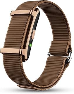 Pebble Qore 2 Smart Band Heart Rate | SpO2 | HRV | Body Temperature Monitoring | Sleep Tracker | 5ATM Water Resistant | Multiple Sports Modes | Premium Metal Body (Lunar Brown)