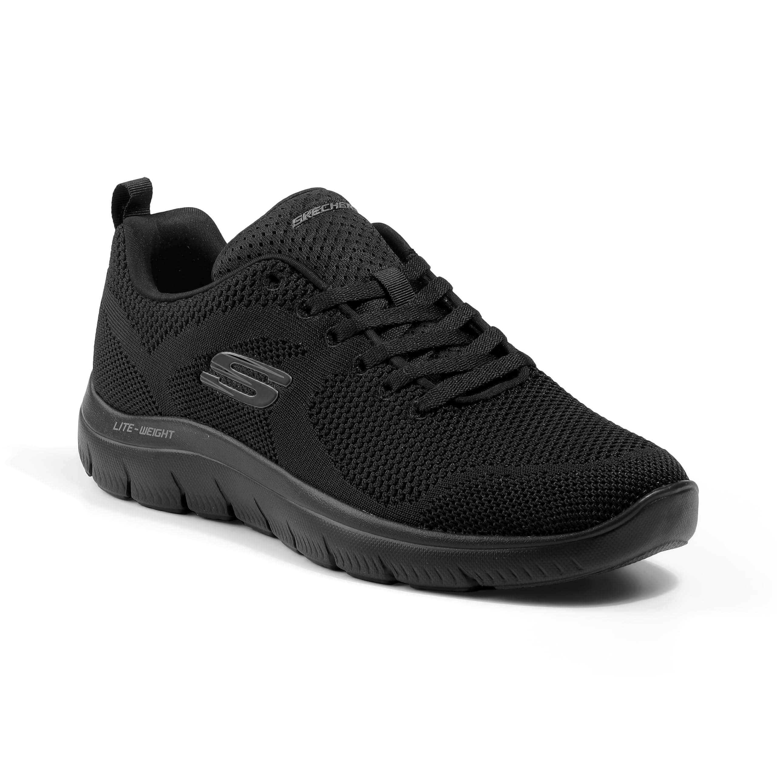 Skechers Mens Summits - Brisbane Black Sneaker - 6 UK (7 US) (232057ID-BBK)