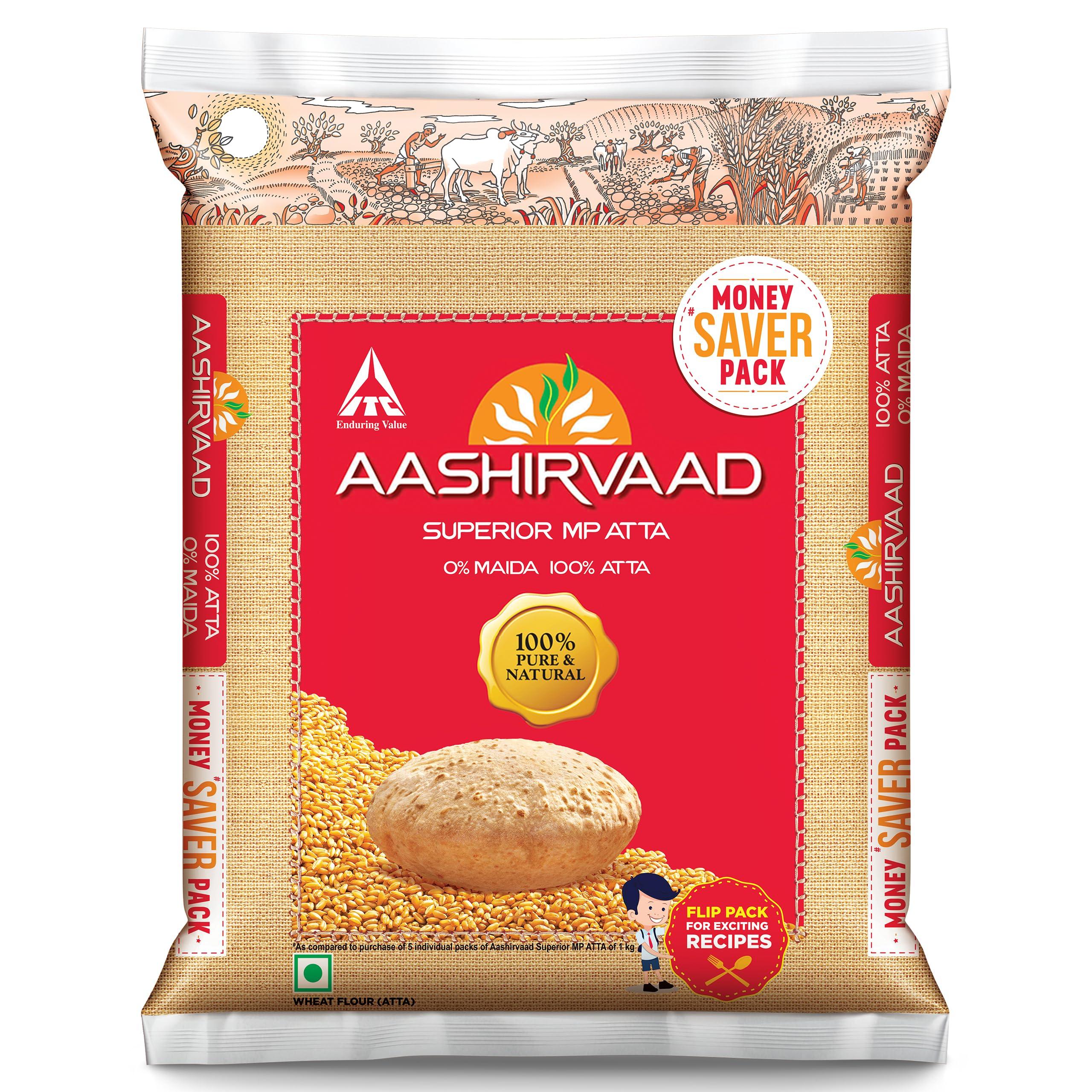 Aashirvaad Superior MP Atta, 5kg Pack
