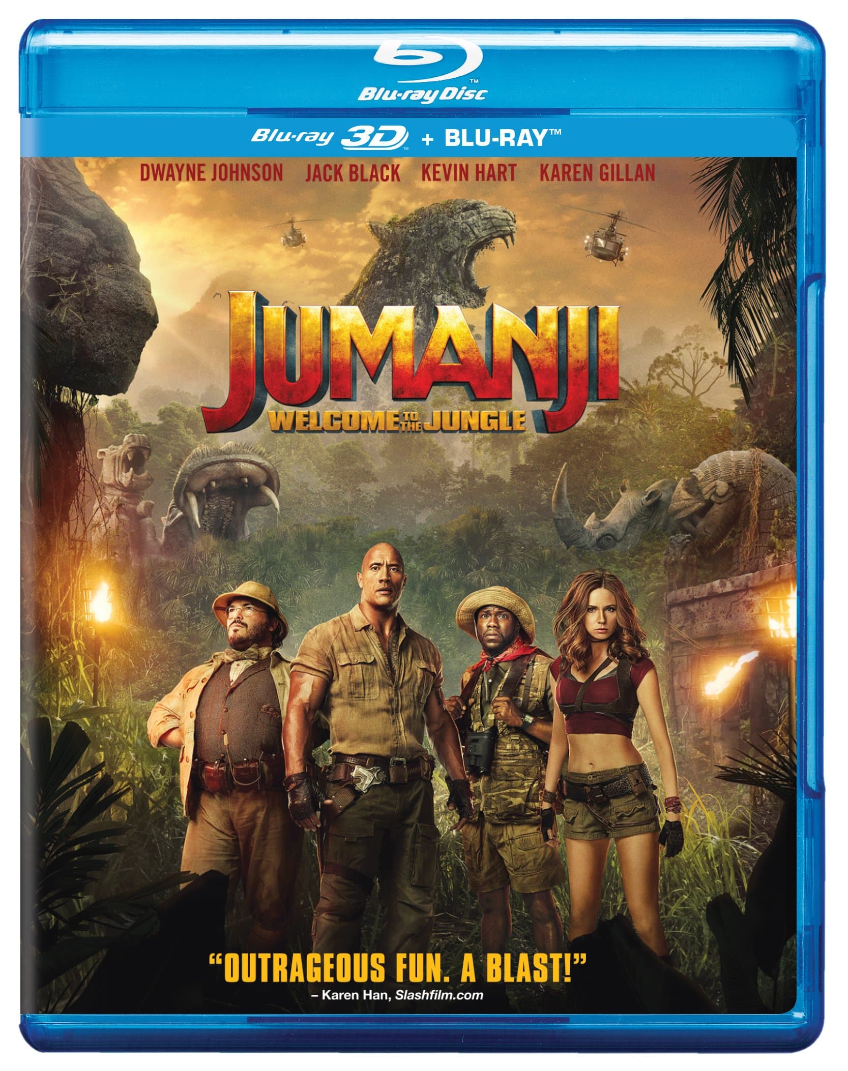 Jumanji: Welcome to the Jungle (2017) (Blu-ray 3D & Blu-ray)