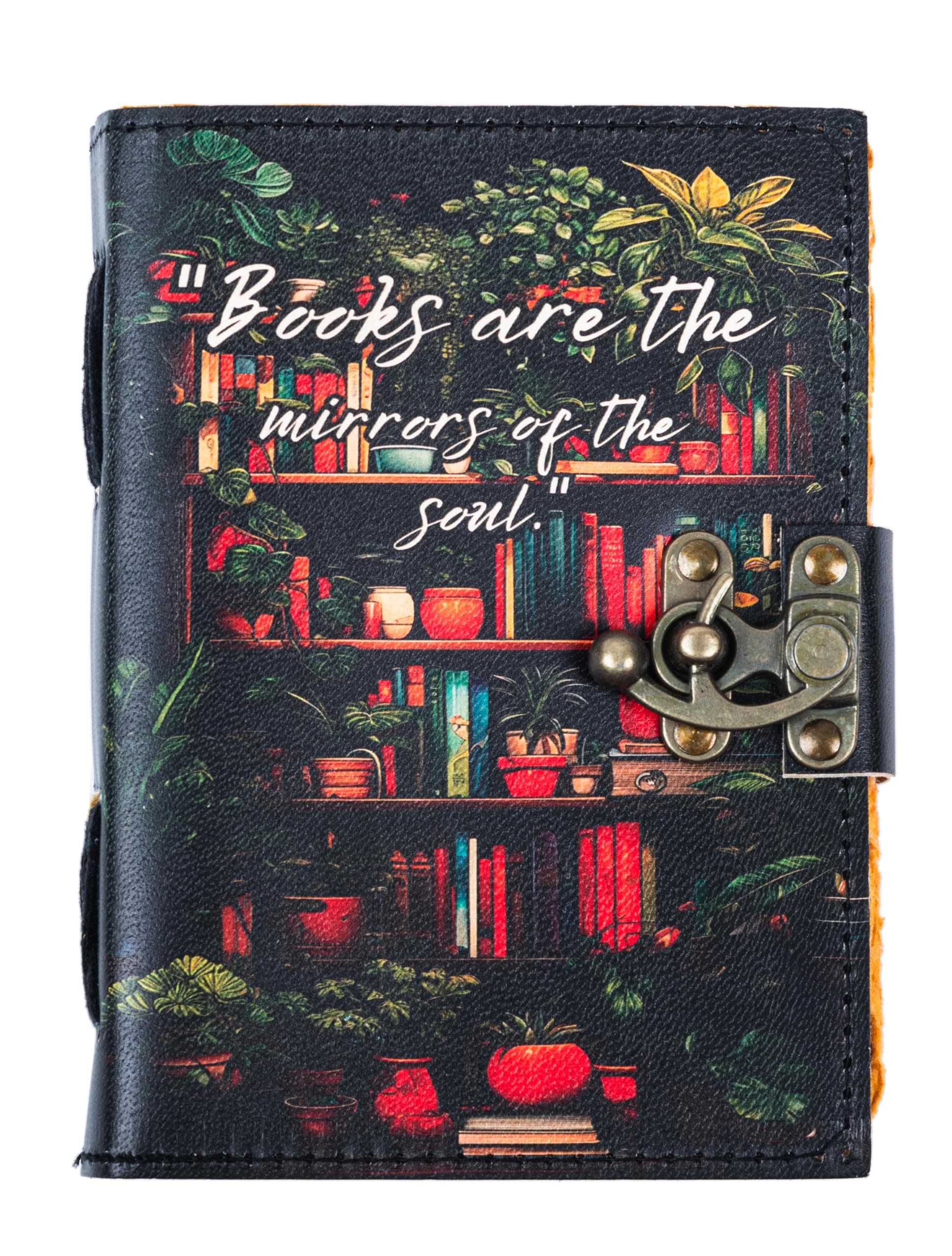 CRAFT JUNKY Vintage Leather Journal Diary for Women and Men Travel Diary Notebook for Writing Deckle Edge Paper (A5)