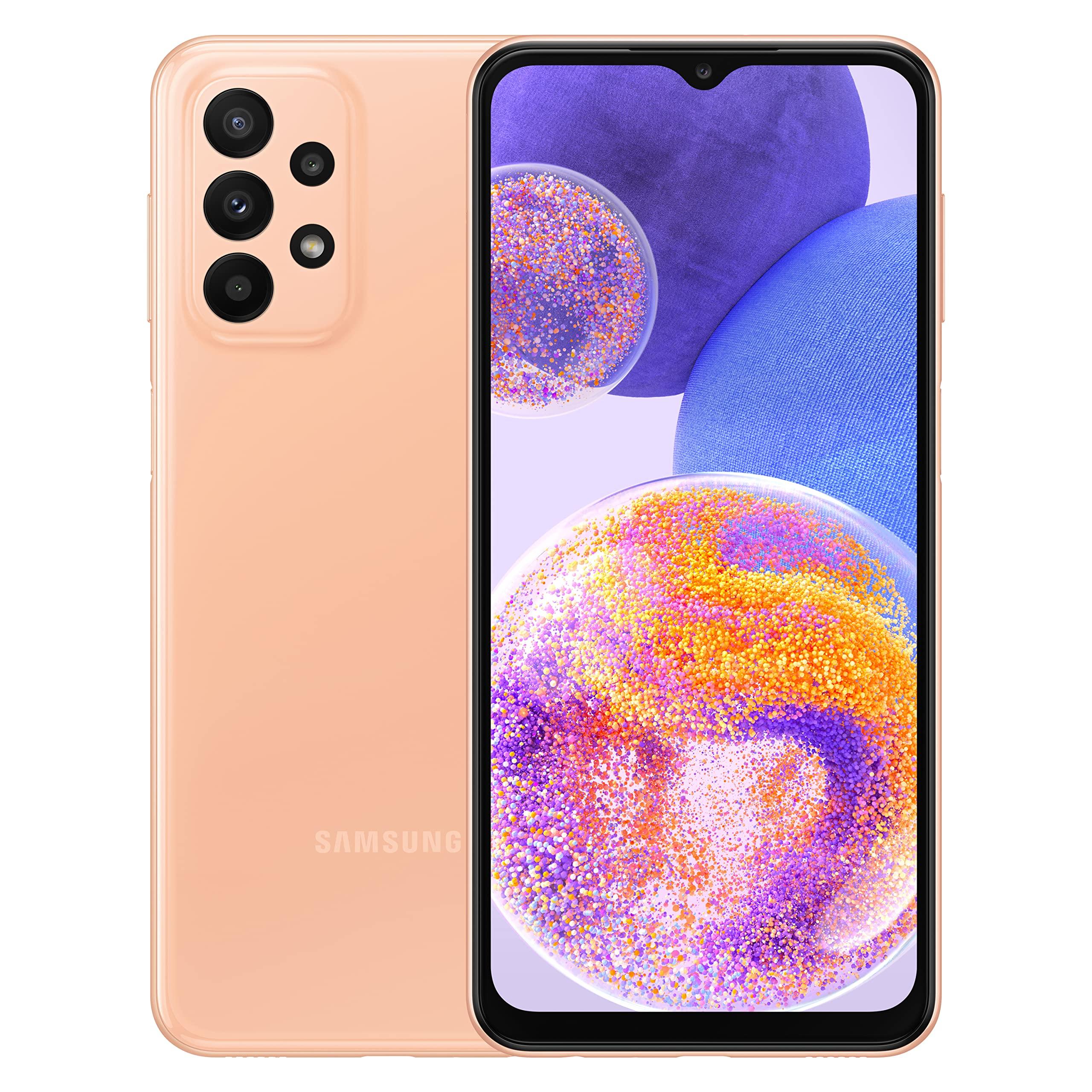 Samsung Galaxy A23 Peach, 6GB RAM, 128GB Storage with No Cost EMI/Additional Exchange Offers
