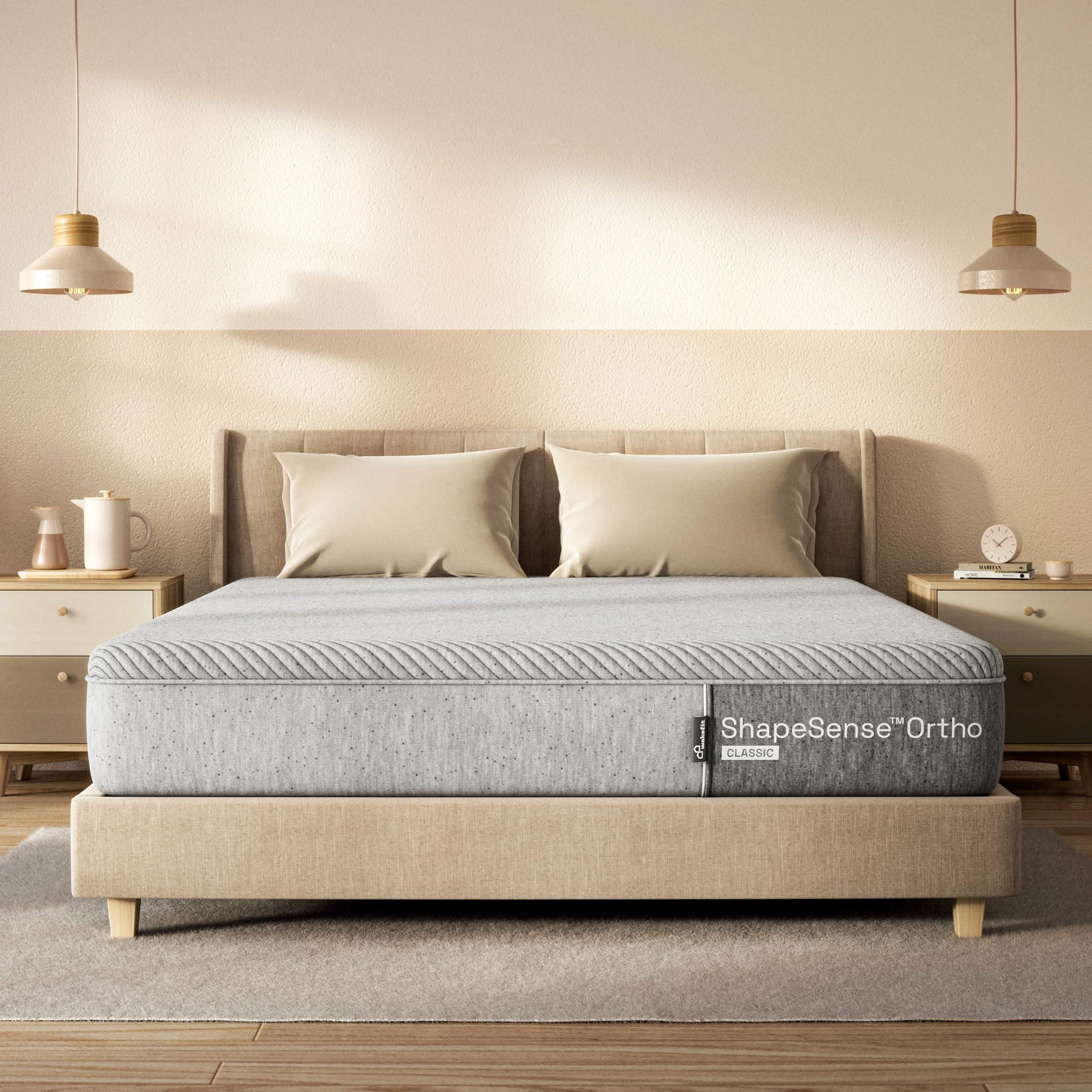Wakefit ShapeSense Orthopedic Classic Memory Foam Mattress | 10 Years Warranty | Mattress King Bed, 10-Inch Bed Mattress, King Size (75x72x10 Inches, Medium Firm)