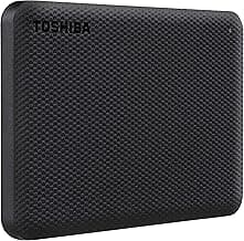 Toshiba Canvio Advance 2TB Portable External HDD, USB3.0 for PC Laptop Windows and Mac. 3 Years Warranty. External Hard Drive - Black