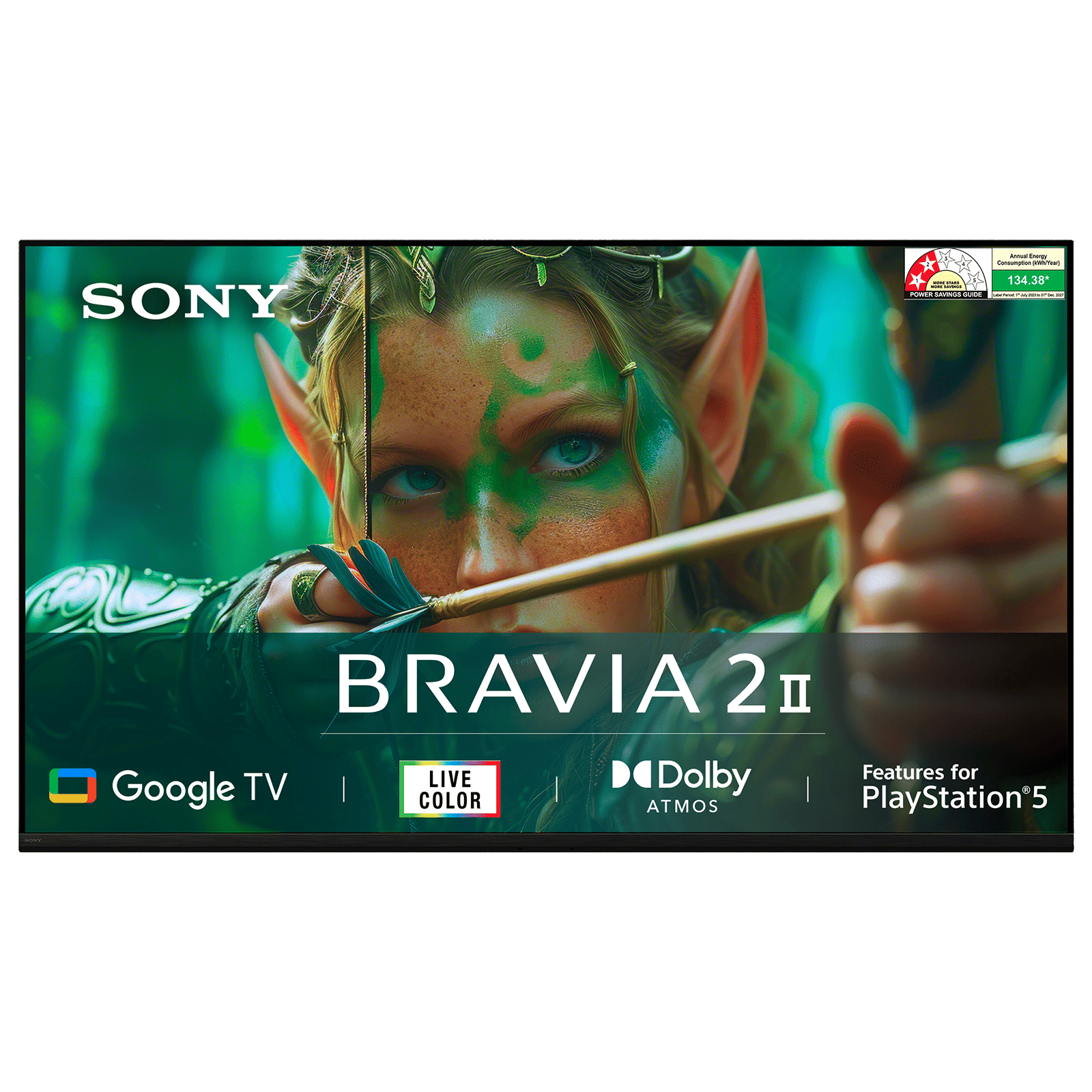 SONY BRAVIA 2 II 109 cm (43 inch) 2 Star 4K Ultra HD LCD Smart Android TV with Built- in Chromecast (2025 model)