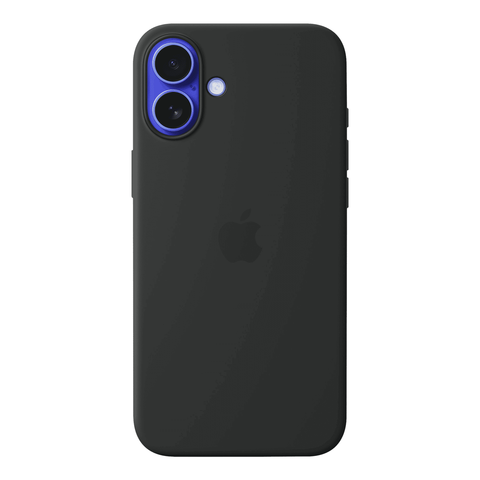 Apple Soft Silicone Back Cover for Apple iPhone 16 Plus (MagSafe Charging Support, Black)