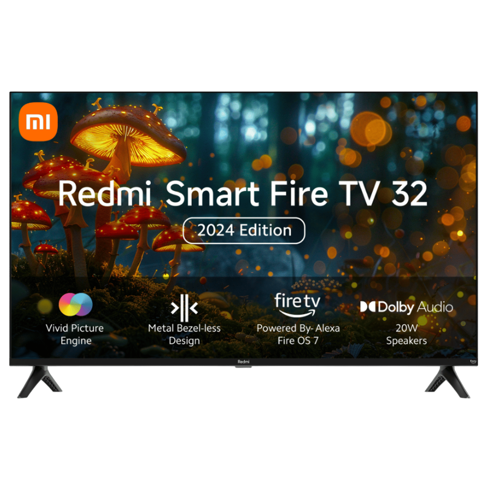 Redmi F Series 80 cm (32 inch) 3 Star HD Ready LED Smart Fire TV with Dolby Audio (2024 model)
