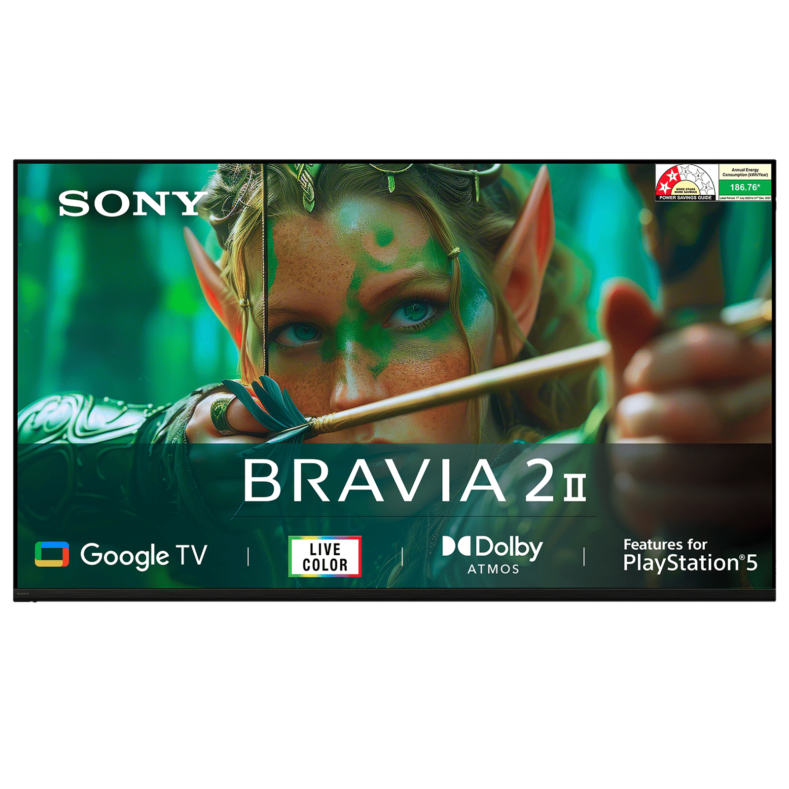 SONY BRAVIA 2 II 140 cm (55 inch) 2 Star 4K Ultra HD LED Smart Google TV with Built- in Chromecast (2025 model)