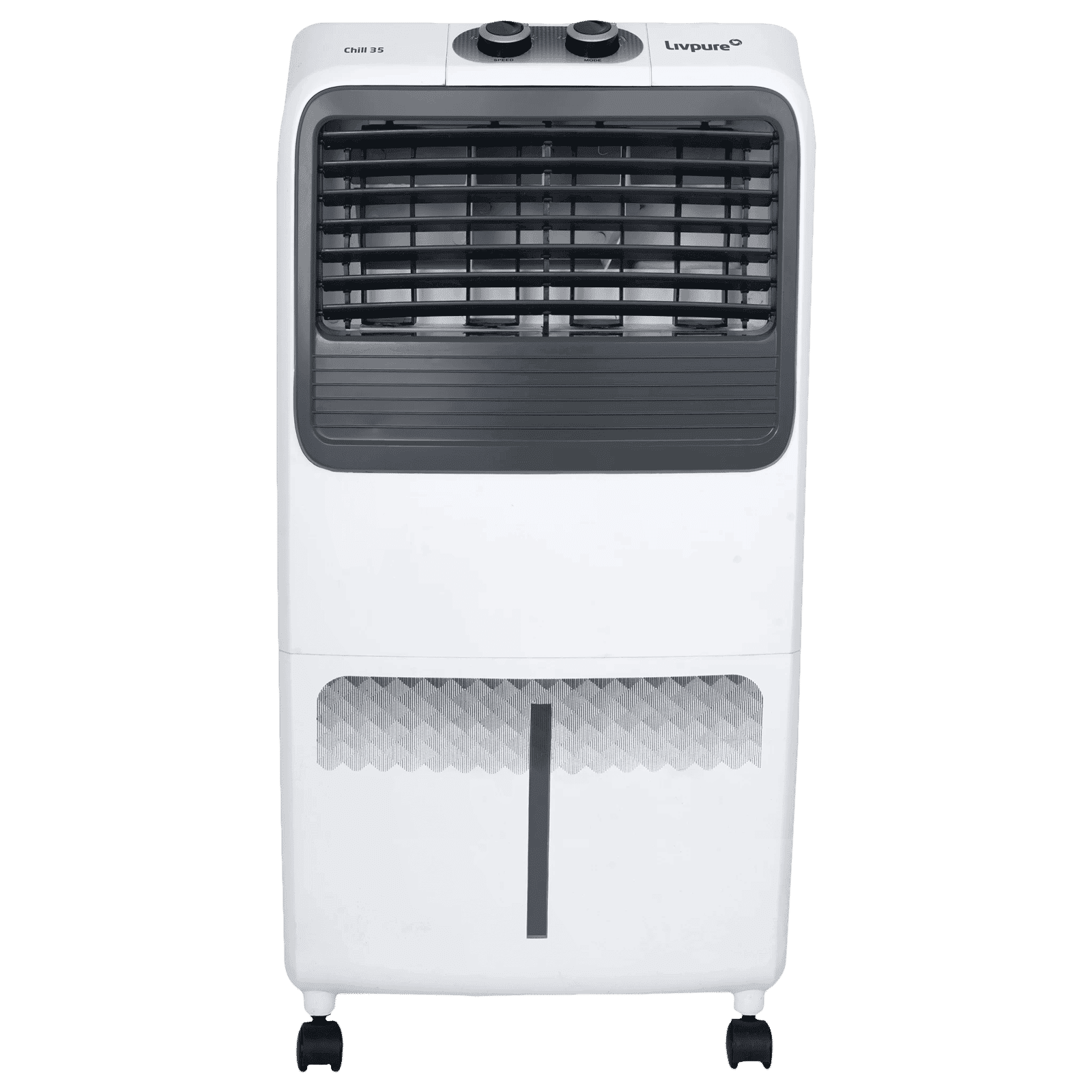 Livpure Chill 35 Litres Personal Air Cooler with Ice Chamber (Thermal Overload Protection, Grey & White)