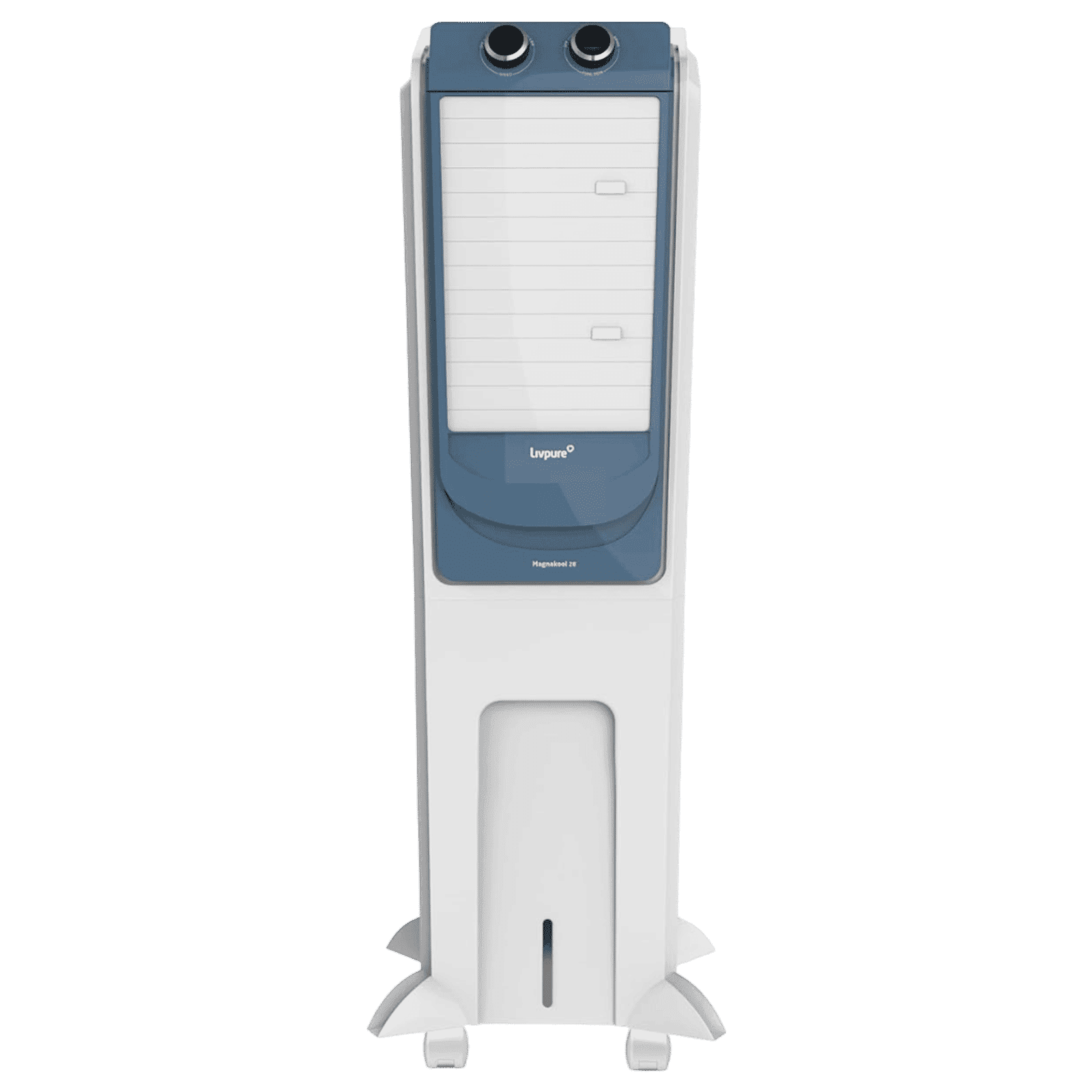 Livpure Magnakool 28 Litres Tower Air Cooler with Thermal Overload Protection (Anti Bacterial Honeycomb Pad, White & Blue)