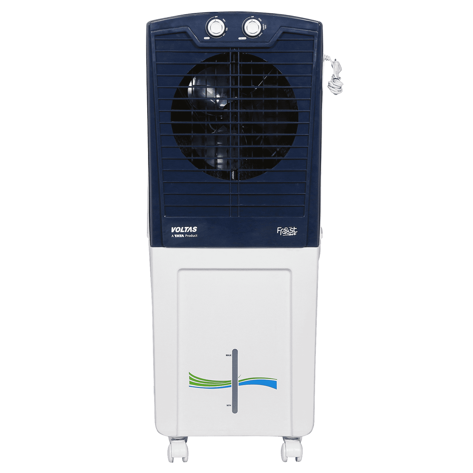 VOLTAS Frost Air 45 Litres Personal Air Cooler with Thermal Overload Protection (3 Speed Control, Oxford Blue)