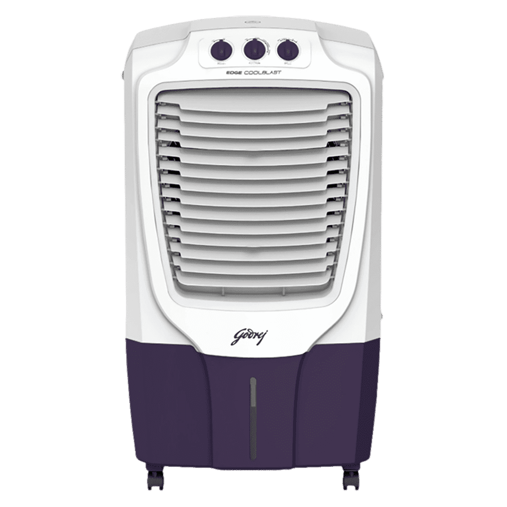 Godrej CoolBlast 67 Litres Desert Air Cooler with Ice Drip Technology (Thermal Overload Protection, White & Purple)