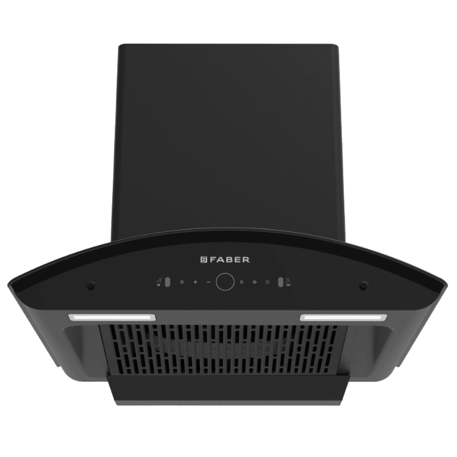 FABER ENIGMA BLDC HC SC BK 60 60cm 1500m3/hr Ducted Auto Clean Wall Mounted Chimney with Gesture and Remote Control (Black)