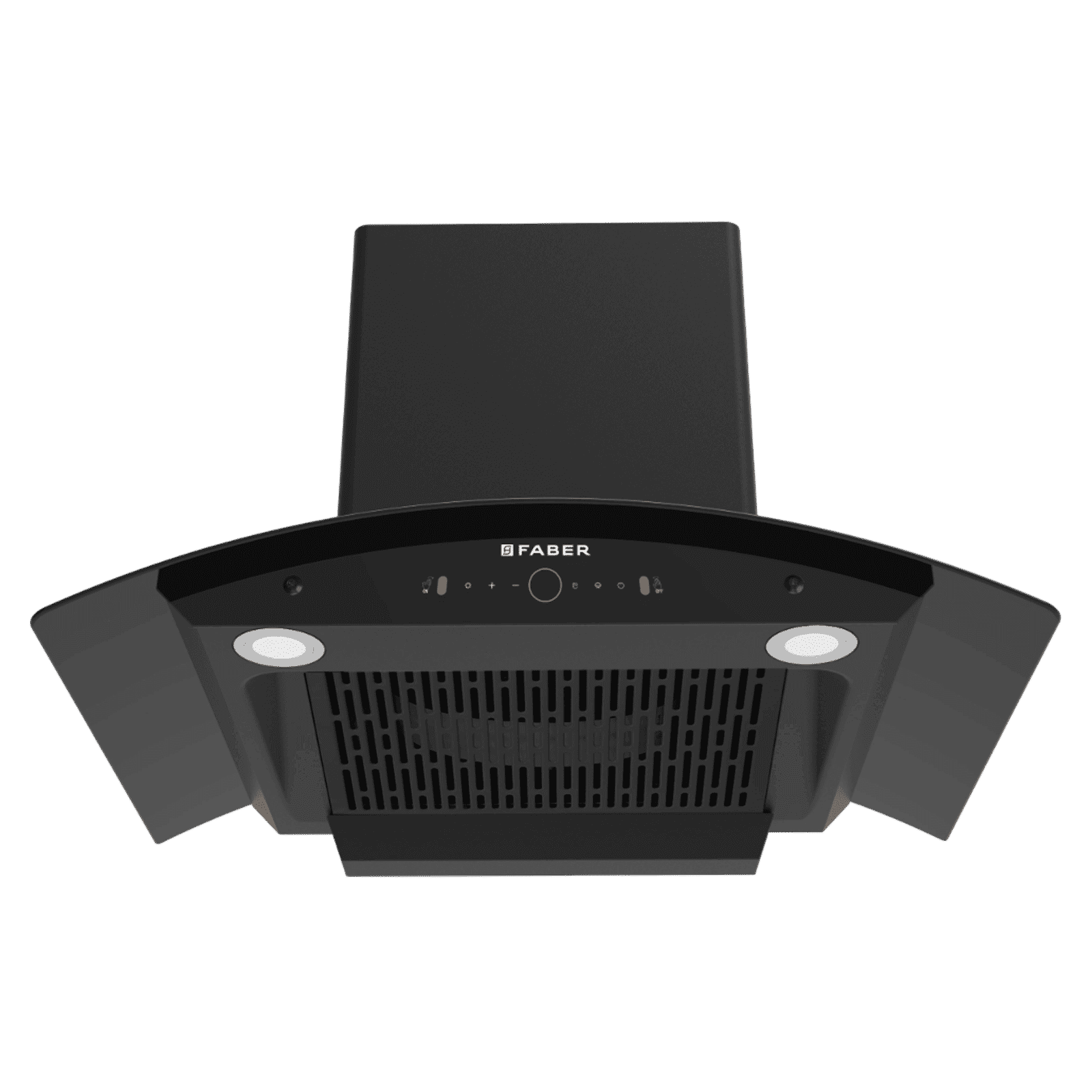 FABER ENIGMA BLDC HC SC BK 75 75cm 1500m3/hr Ducted Auto Clean Wall Mounted Chimney with Gesture and Remote Control (Black)