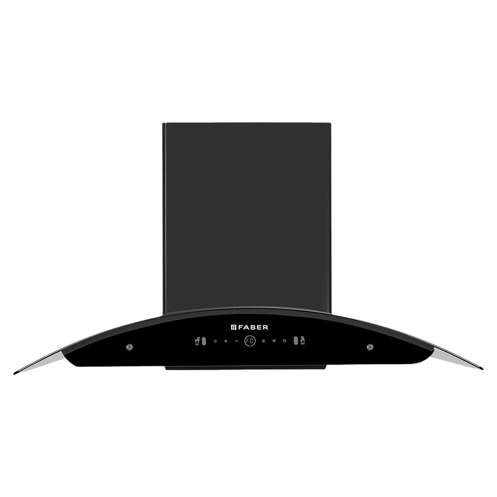 FABER ENIGMA BLDC HC SC BK 90 90cm 1500m3/hr Ducted Auto Clean Wall Mounted Chimney with Gesture and Remote Control (Black)