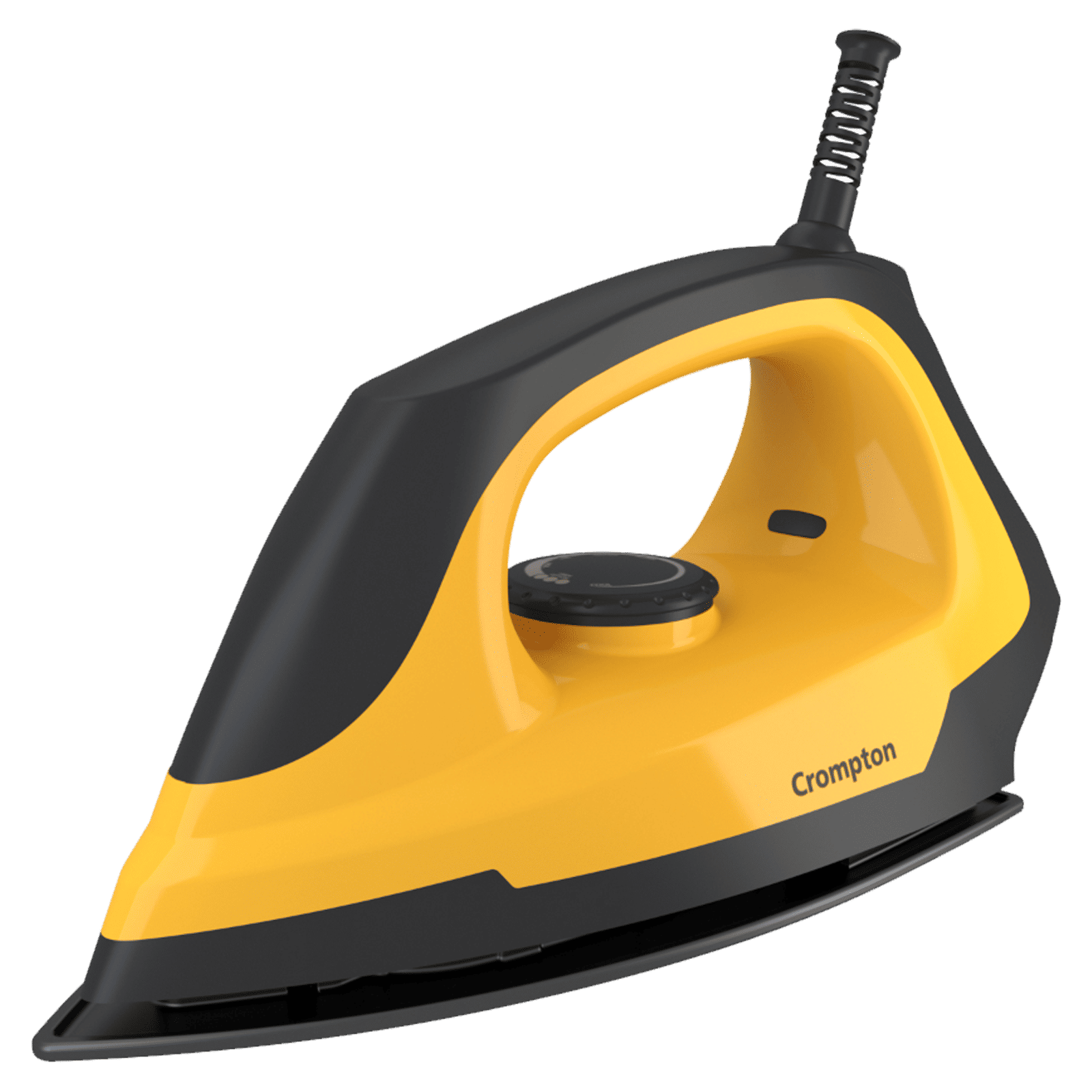 Crompton Eris 1000 Watts Dry Iron (6 Fabric Settings, Yellow & Black)