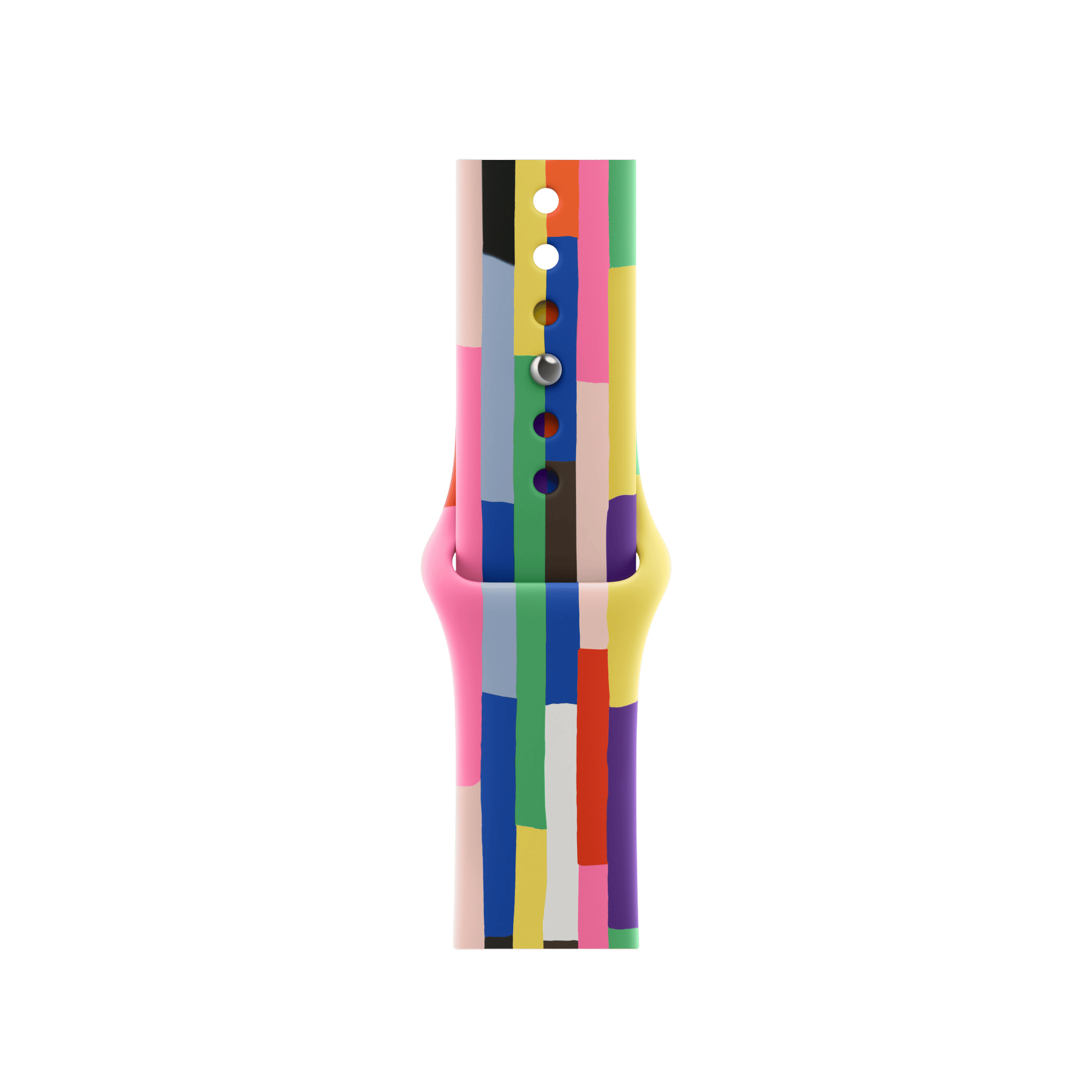 Apple Fluoroelastomer Sport Band for Apple (38mm / 40mm / 41mm, S / M) (Pin-and-tuck Closure, Pride Edition)