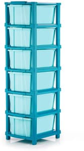 Flipkart.com | J K INTERNATIONAL 6 Compartments Plastic Multipurpose Drawer, Storage Organizer Home - Multipurpose Drawer, Storage Organizer Home