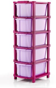 Flipkart.com | J K INTERNATIONAL 5 Compartments Plastic Multipurpose Drawer, Storage Organizer Home - Multipurpose Drawer, Storage Organizer Home