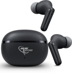 TECHIO ZenAudio Pro Earbuds with 40Hr Battery, 13mm Drivers,ENC Bluetooth Price in India - Buy TECHIO ZenAudio Pro Earbuds with 40Hr Battery, 13mm Drivers,ENC Bluetooth Online - TECHIO : Flipkart.com
