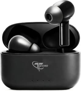 TECHIO Buds Xero Earbuds M3 with 50H Playtime, Fast Charging, and IPX5 Waterproof Bluetooth Price in India - Buy TECHIO Buds Xero Earbuds M3 with 50H Playtime, Fast Charging, and IPX5 Waterproof Bluetooth Online - TECHIO : Flipkart.com