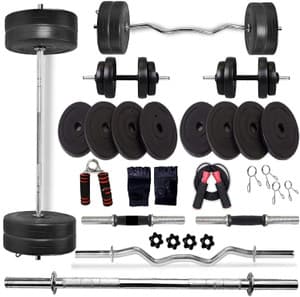 JMB 30 kg PVC HOME GYM KIT FOR MEN AND WOMEN Home Gym Combo Price in India - Buy JMB 30 kg PVC HOME GYM KIT FOR MEN AND WOMEN Home Gym Combo online at Flipkart.com
