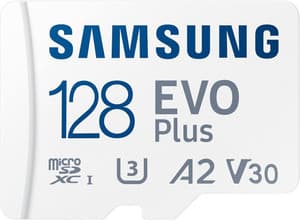 SAMSUNG EVO Plus 128GB Micro SDXC w/SD Adaptor Evo Plus 128 GB MicroSDXC Class 10 130 MB/s Memory Card Compatible with Mobile, Tablet - SAMSUNG : Flipkart.com