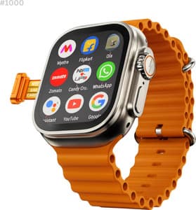 TECHIO T800 Smart Watch Ultra V-Pro 1000 Titane Smart Watch Smartwatch Price in India - Buy TECHIO T800 Smart Watch Ultra V-Pro 1000 Titane Smart Watch Smartwatch online at Flipkart.com