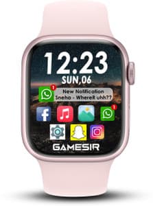 TECHIO I8 Pink-A1 Full Screen Touch Watch Specially Made for Girl & Women Smartwatch Price in India - Buy TECHIO I8 Pink-A1 Full Screen Touch Watch Specially Made for Girl & Women Smartwatch online at Flipkart.com