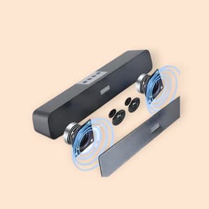Buy TWS Portable Home TV SOUNDBAR Dynamic Thunder Sound 2400mAh Battery 10 W Speaker_AJ 10 W Bluetooth Soundbar Online from Flipkart.com